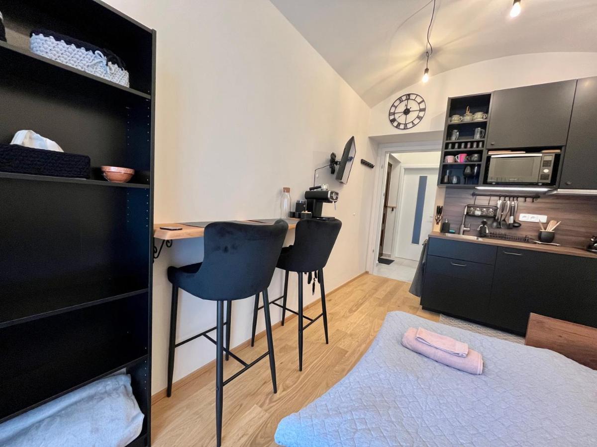 Studio V Prizemi S Kuchyni A Koupelnou Prag Exteriör bild